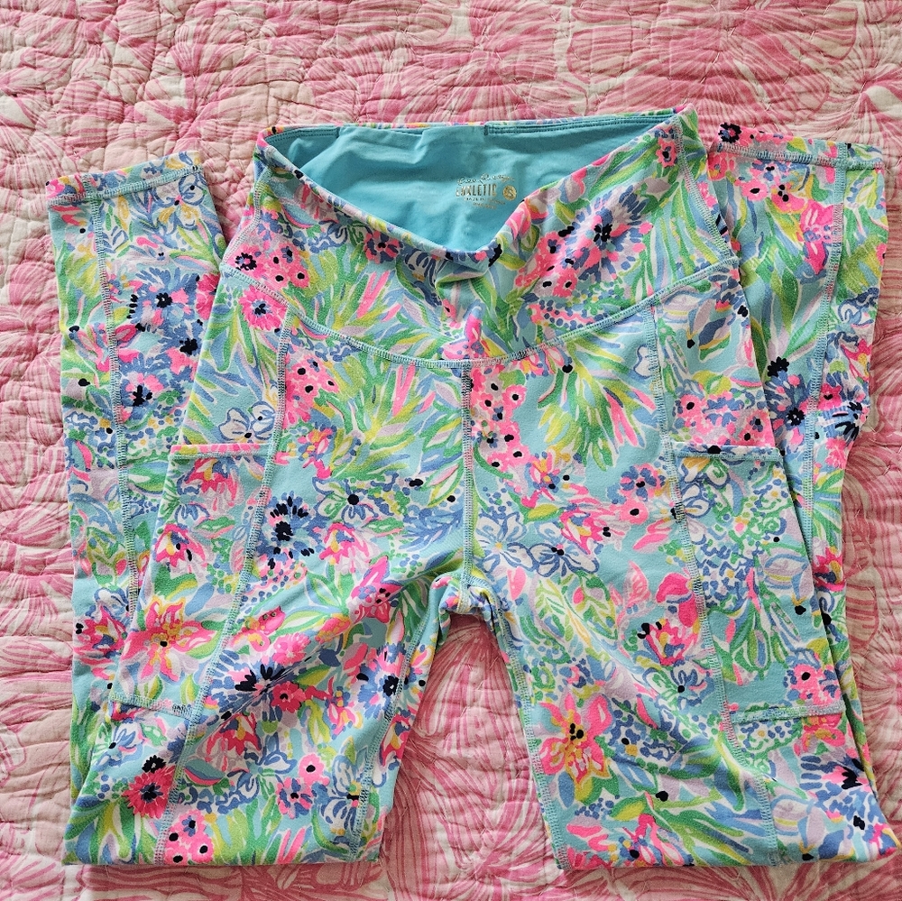 Lilly pulitzer weekender luxletic leggings small EUC